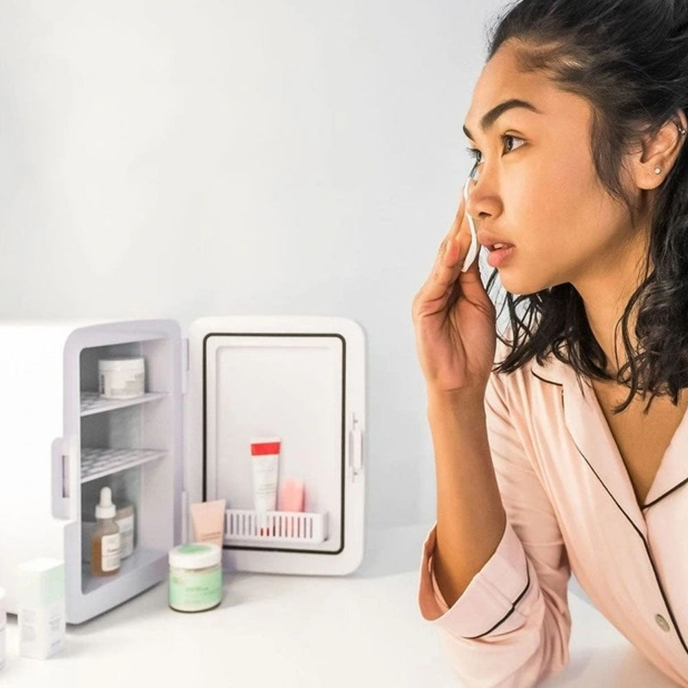 This is a header image of Top 6 ways in which a skincare fridge will help your skincare on www.sublimelife.in
