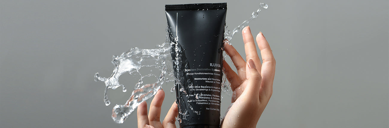 This is an image for a blog on Squalane for hair by iluvia professional on www.sublimelife.in