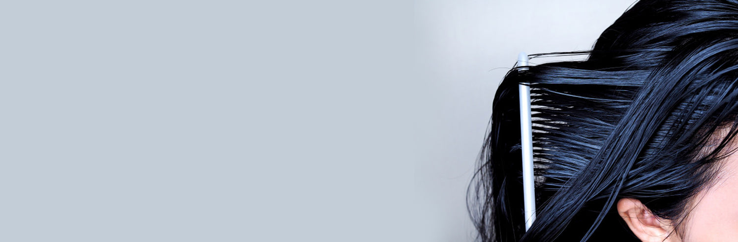 This is an image for a blog on Oily Scalp and how to manage it on www.sublimelife.in