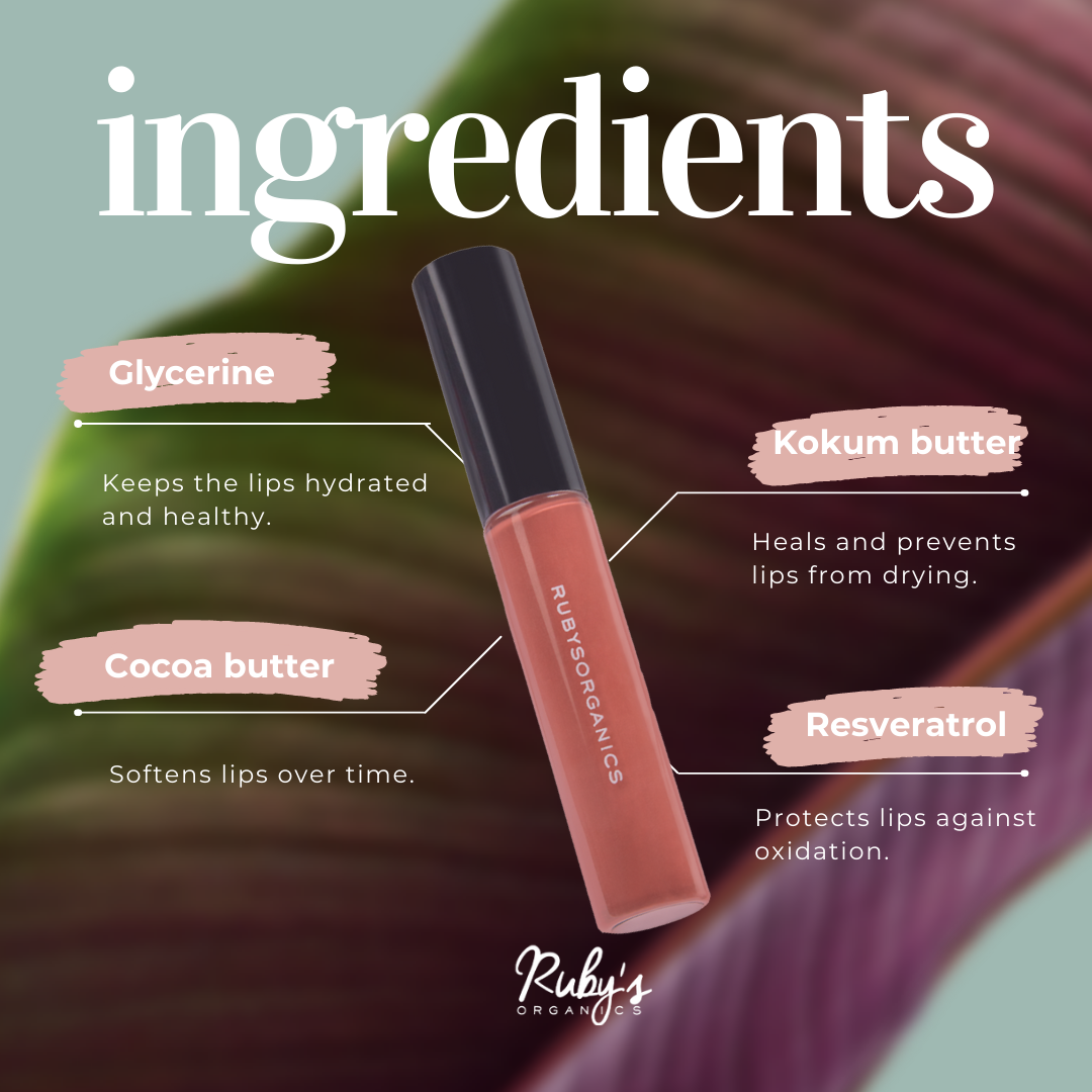 Ruby's Organics Toffee - Lip Oil Gloss