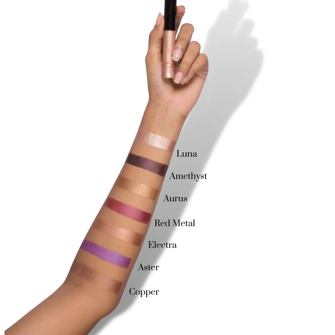 Ruby's Organics Red Metal Quick Set Liquid Eyeshadow