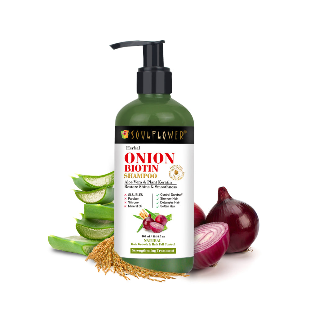 Soulflower Onion Biotin Shampoo
