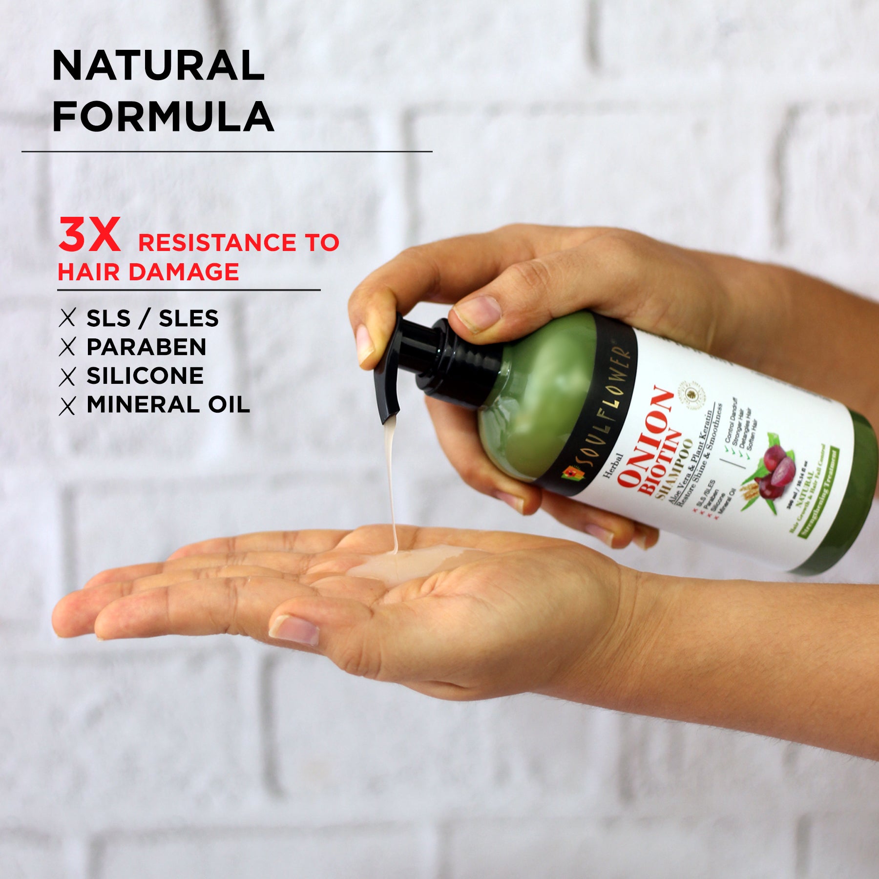 Soulflower Onion Biotin Shampoo