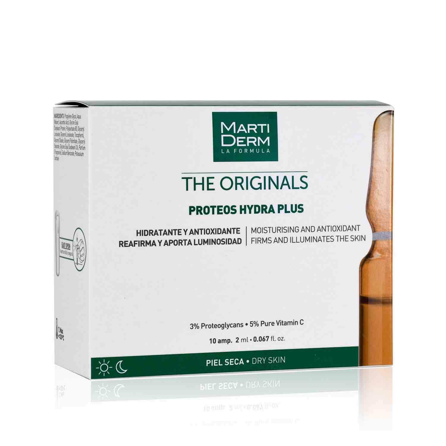 Shop Proteos Hydra Plus 10 Ampoules from Martiderm on SublimeLife.in. Best for correcting wrinkles and moisturising the skin.