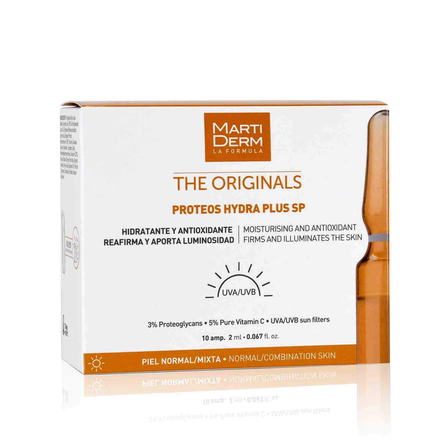 Shop Proteos Hydra Plus SP 10 Ampoules from Martiderm on SublimeLife.in. Best for moisturising and brightening skin.