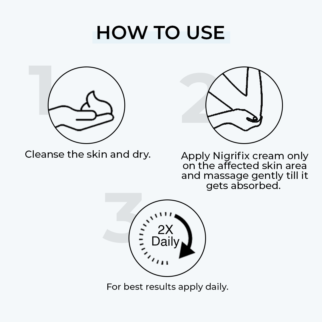 Fixderma Nigrifix Cream for Dark Elbows Neck areas
