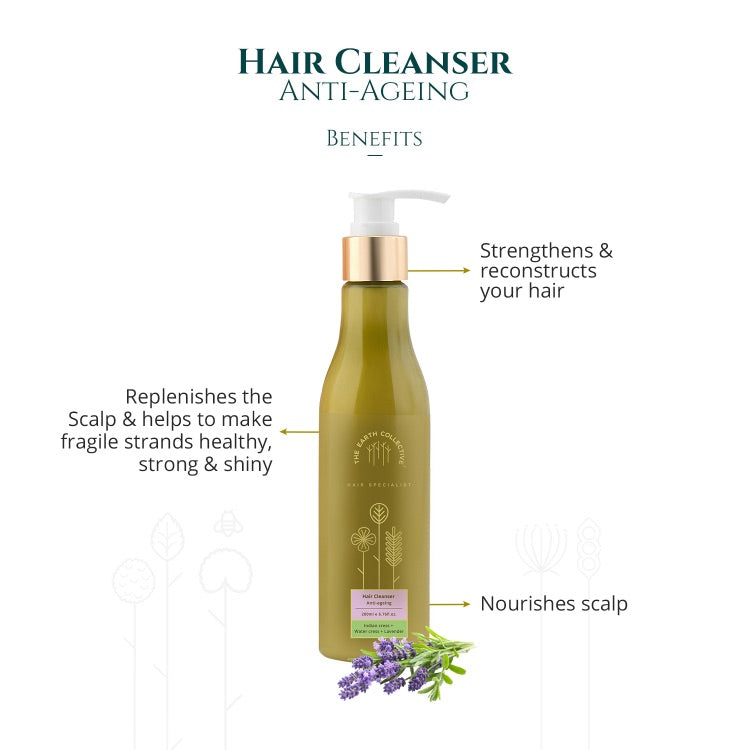 The Earth Collective Hair Cleanser- Anti-Ageing