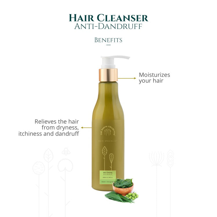 The Earth Collective Hair Cleanser-Anti-Dandruff