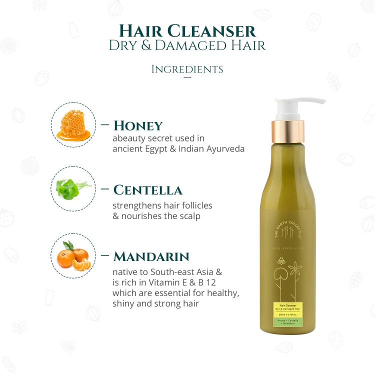 The Earth Collective Hair Cleanser - Dry And Damaged