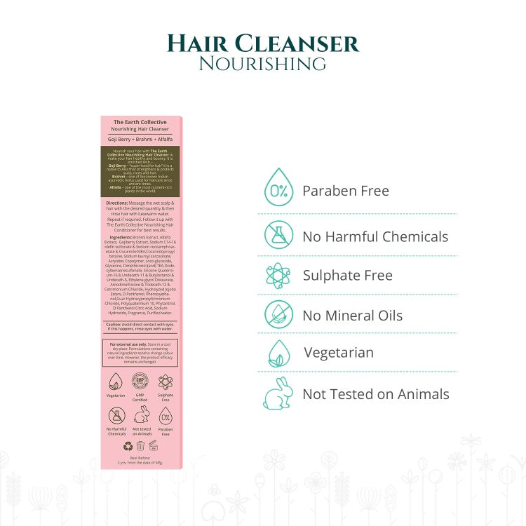 The Earth Collective Hair Cleanser- Nourishing