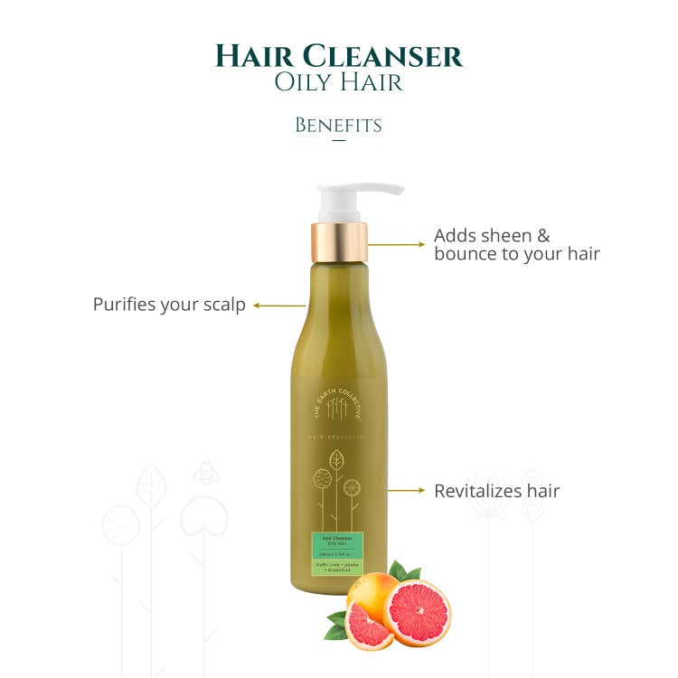 The Earth Collective Hair Cleanser- Oily Hair