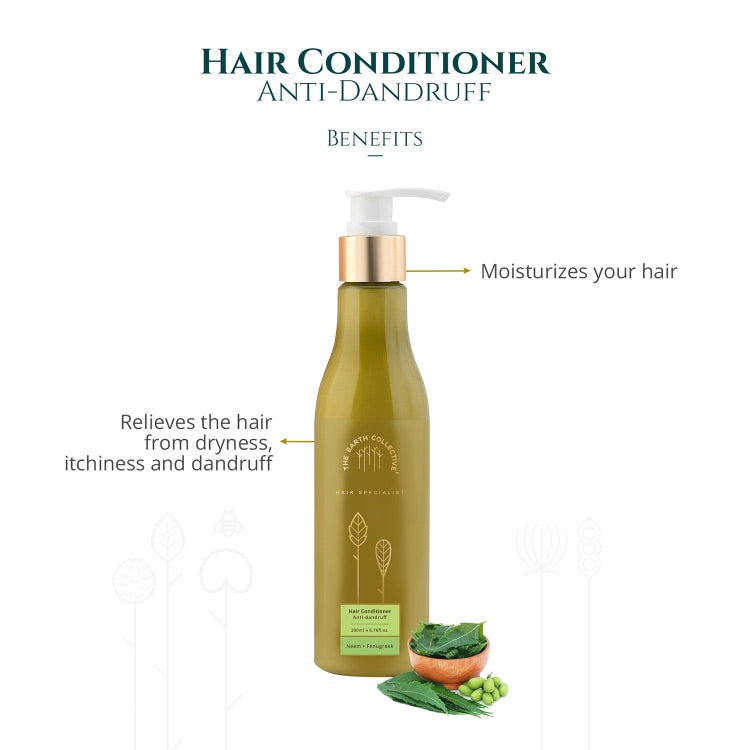 The Earth Collective Hair Conditioner- Anti Dandruff