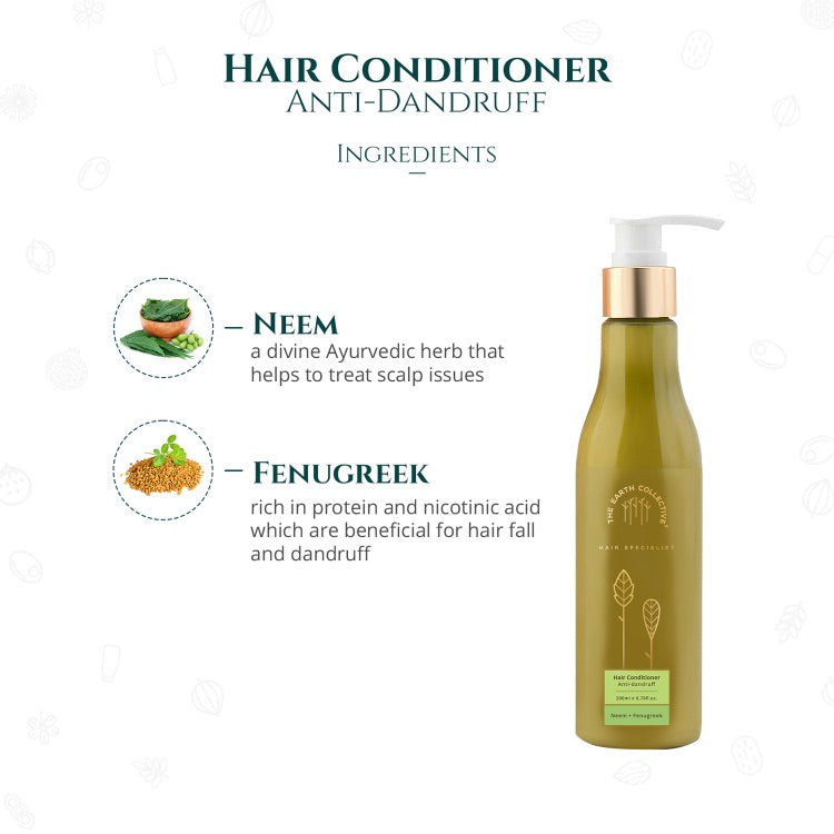 The Earth Collective Hair Conditioner- Anti Dandruff
