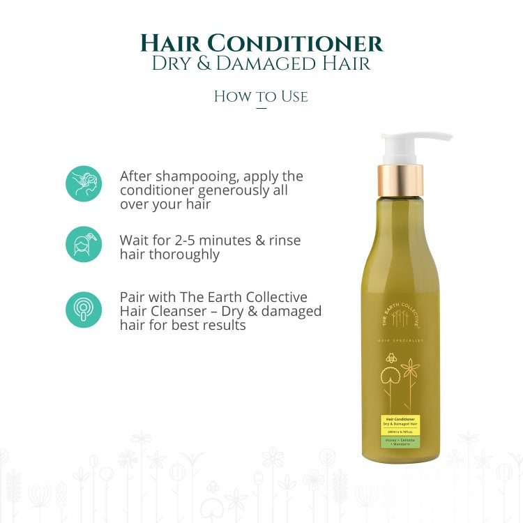 The Earth Collective Hair Conditioner- Dry And Damaged