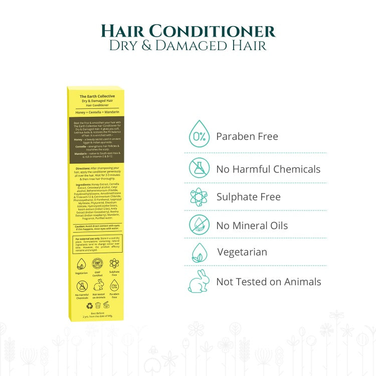 The Earth Collective Hair Conditioner- Dry And Damaged