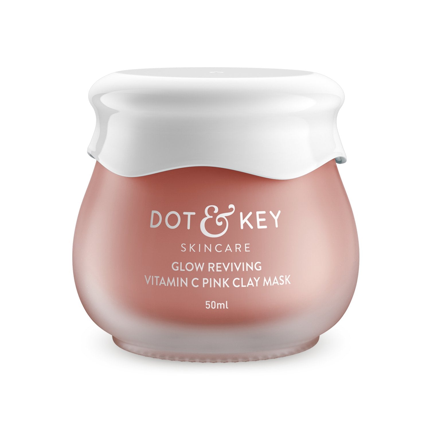 Shop Dot & Key Glow Reviving Vitamin C Pink Clay Mask on Sublime Life. Gently Deep Cleanses and Nourishes Skin.