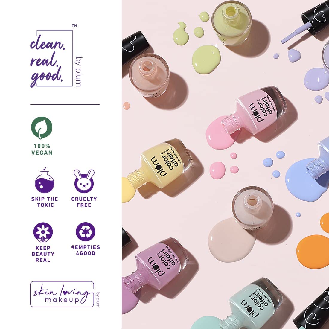 Plum Color Affair Nail Polish Summer Sorbet Collection - Blueberry - 160