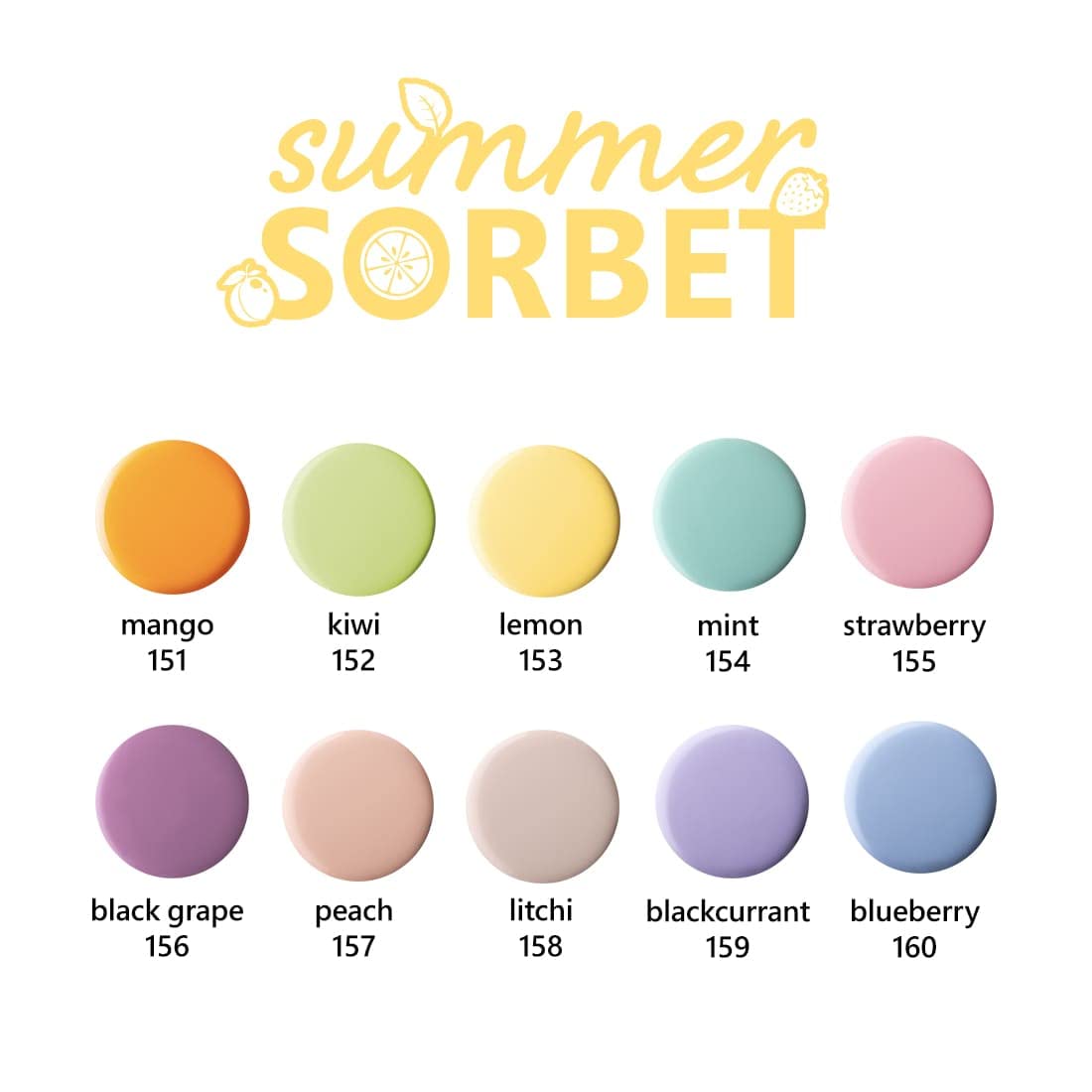 Plum Color Affair Nail Polish Summer Sorbet Collection - Blueberry - 160