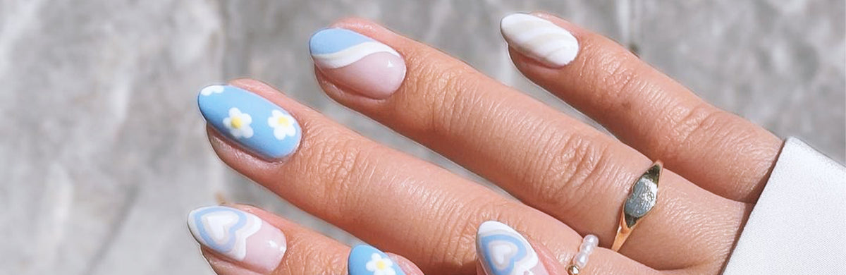 35 Gorgeous and Easy Nail Art Designs | Trendy nails, Hippie nails, Pretty  nails