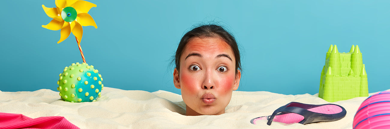 This is an image for a blog on Sun damage on www.sublimelife.in 
