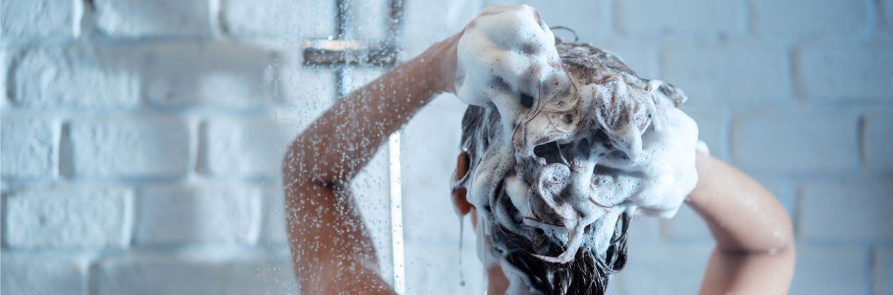 This is an image for the article on how to switch from regular shampoo to Paraben free and Sulphate free shampoo.