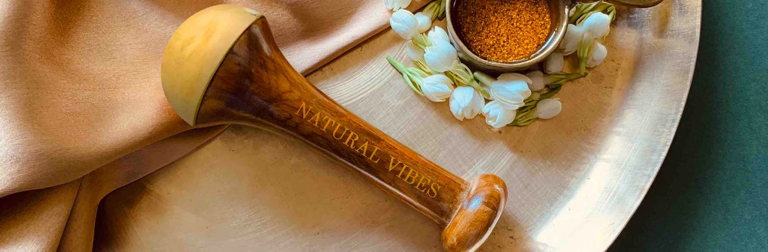 This is an image for a blog on Kansa Wand: An Ayurvedic Tool for Holistic Body Healing on www.sublimelife.in 