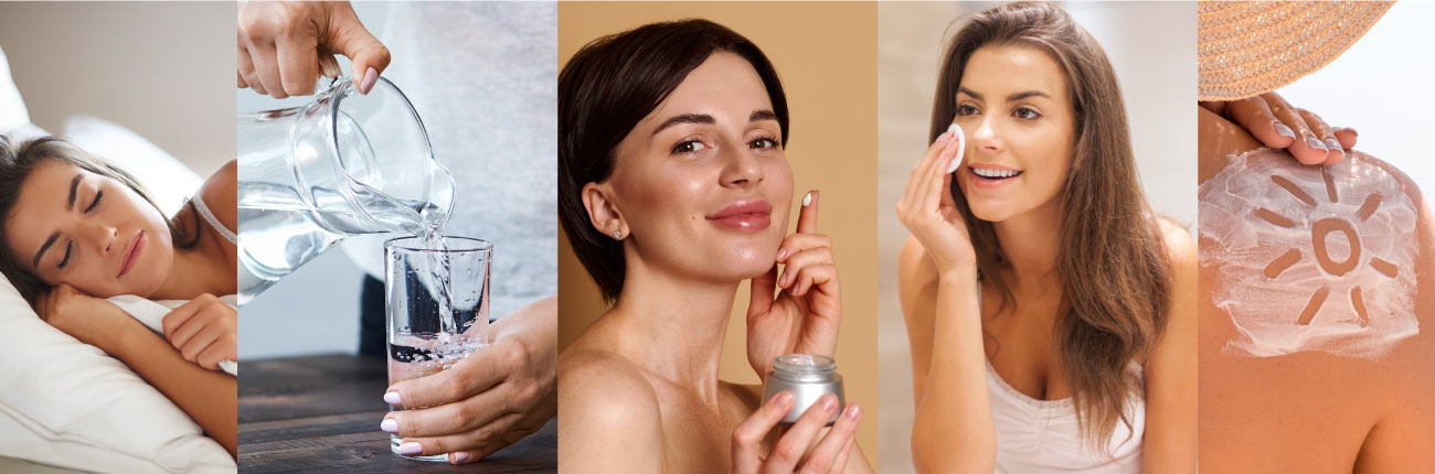 This is an image for a blog on 5 Skincare resolutions to follow in 2022 on www.sublimelife.in