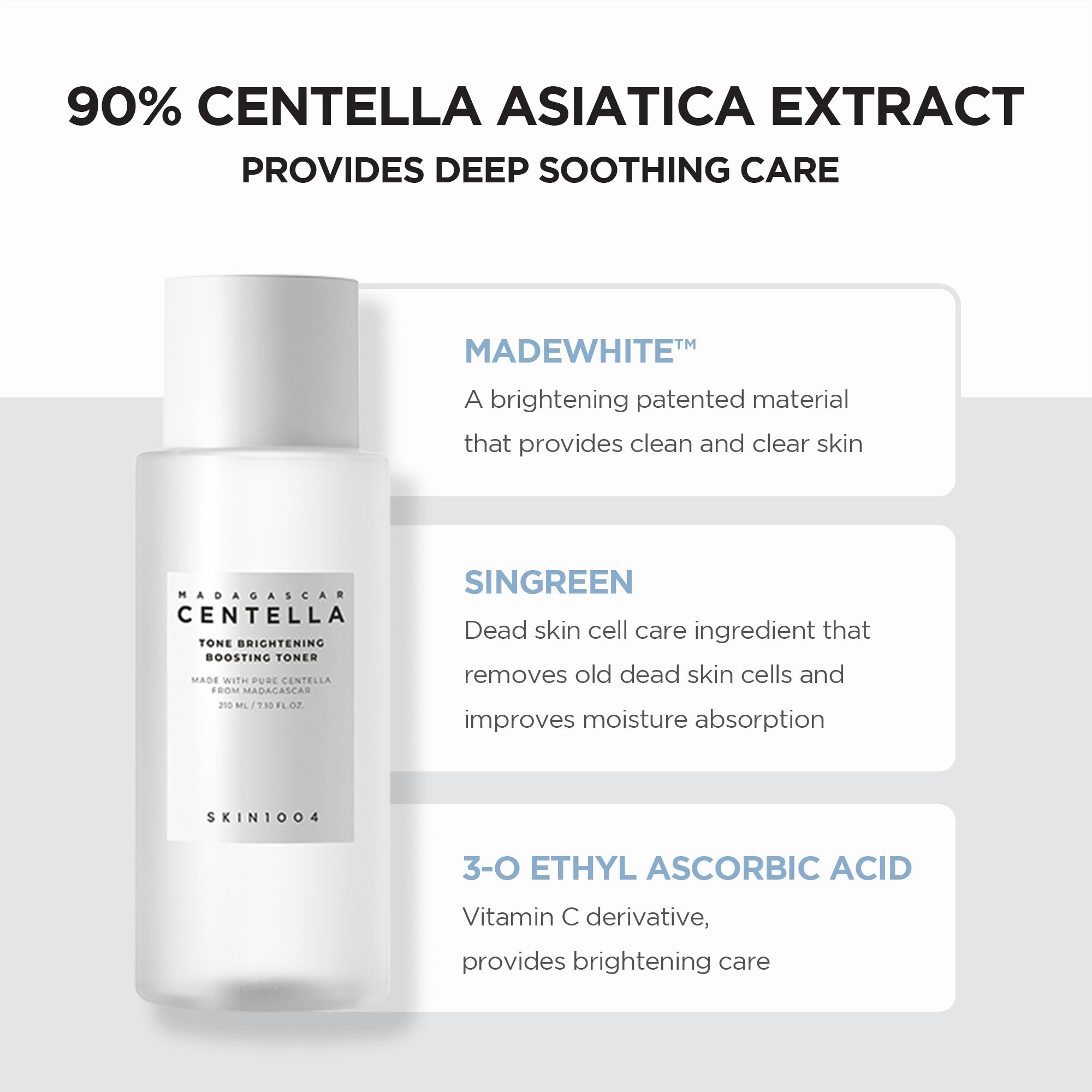 SKIN1004 Madagascar Centella Tone Brightening Boosting Toner
