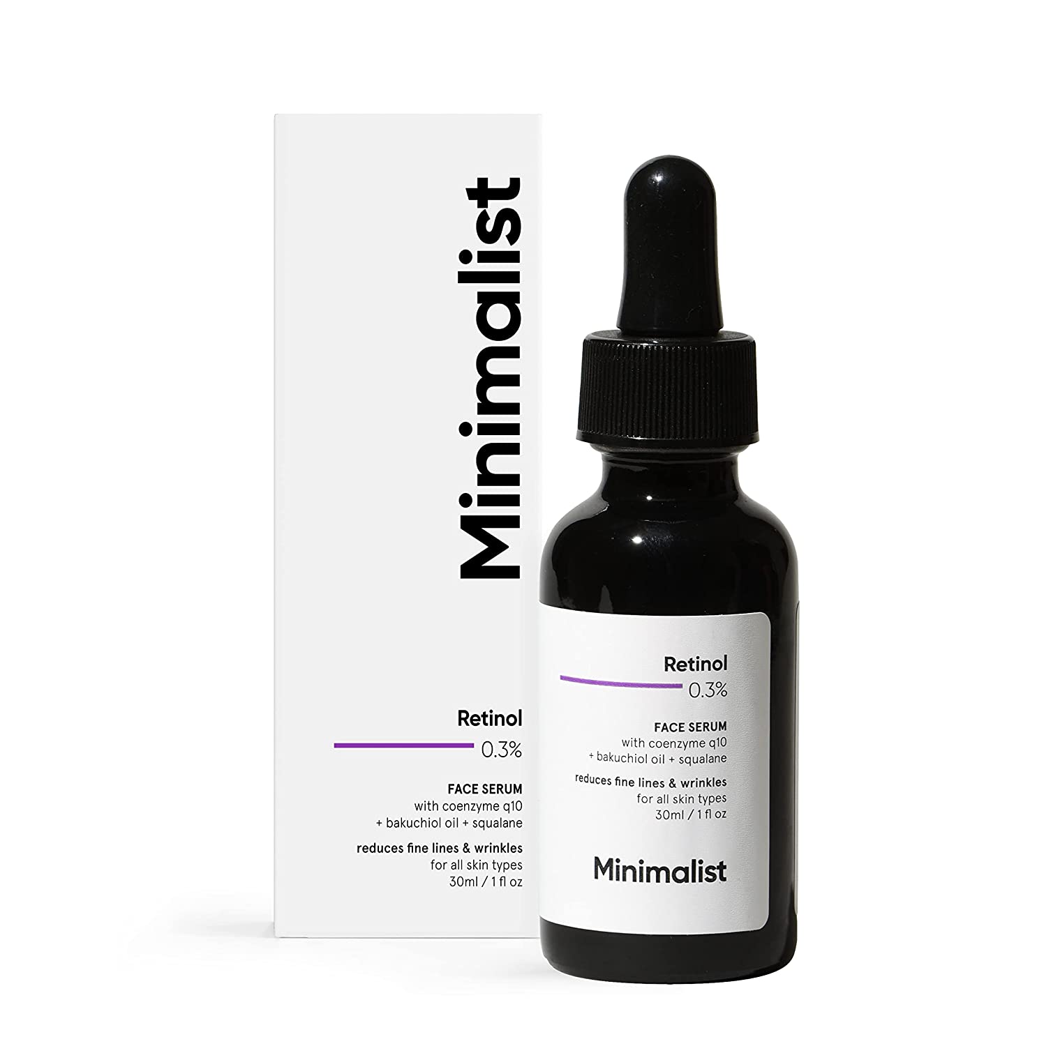 Minimalist 0.3% Retinol Face Serum With Q10