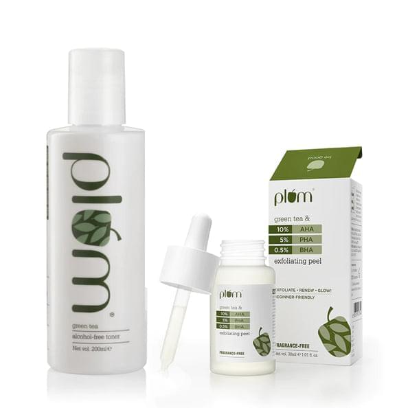 Plum Green Tea Acne Combat Skincare Set