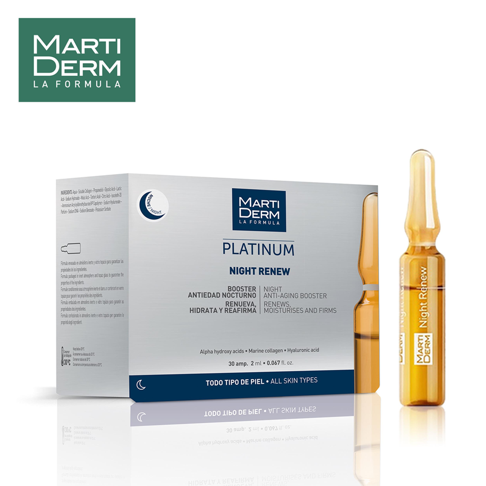 Martiderm Night Renew 30 Ampoules Serum | Smooth Skin