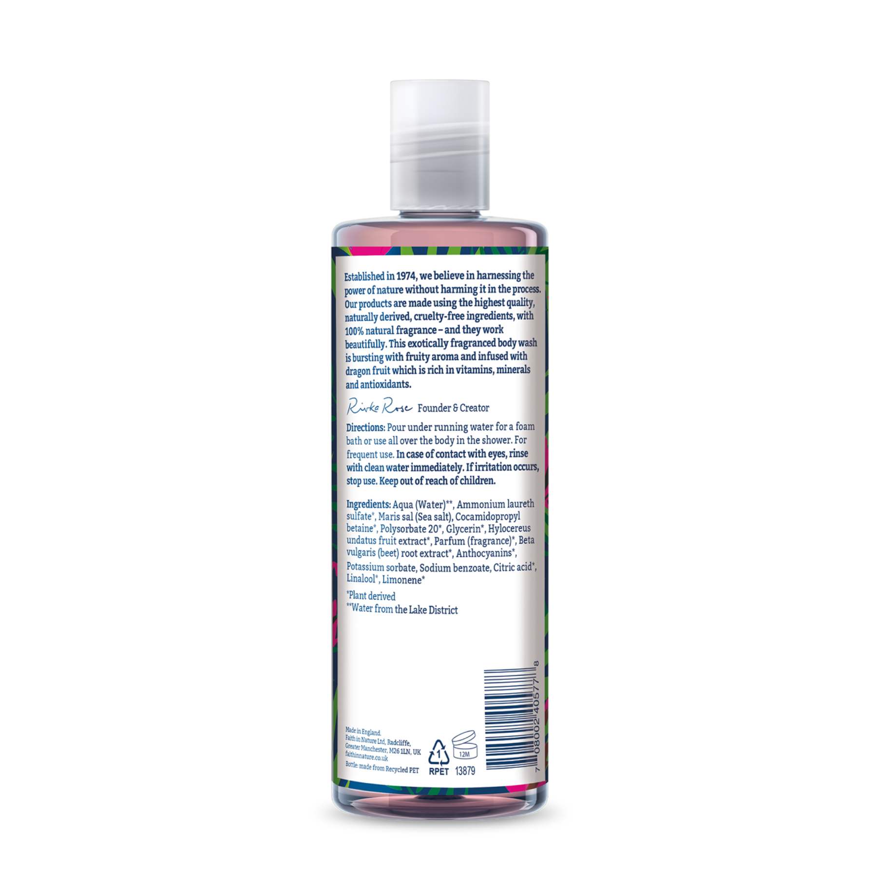 Shop Faith in Nature Body Wash - Dragon Fruit 400 ml on Sublime Life. Revitalizing body wash with a fun fruity aroma