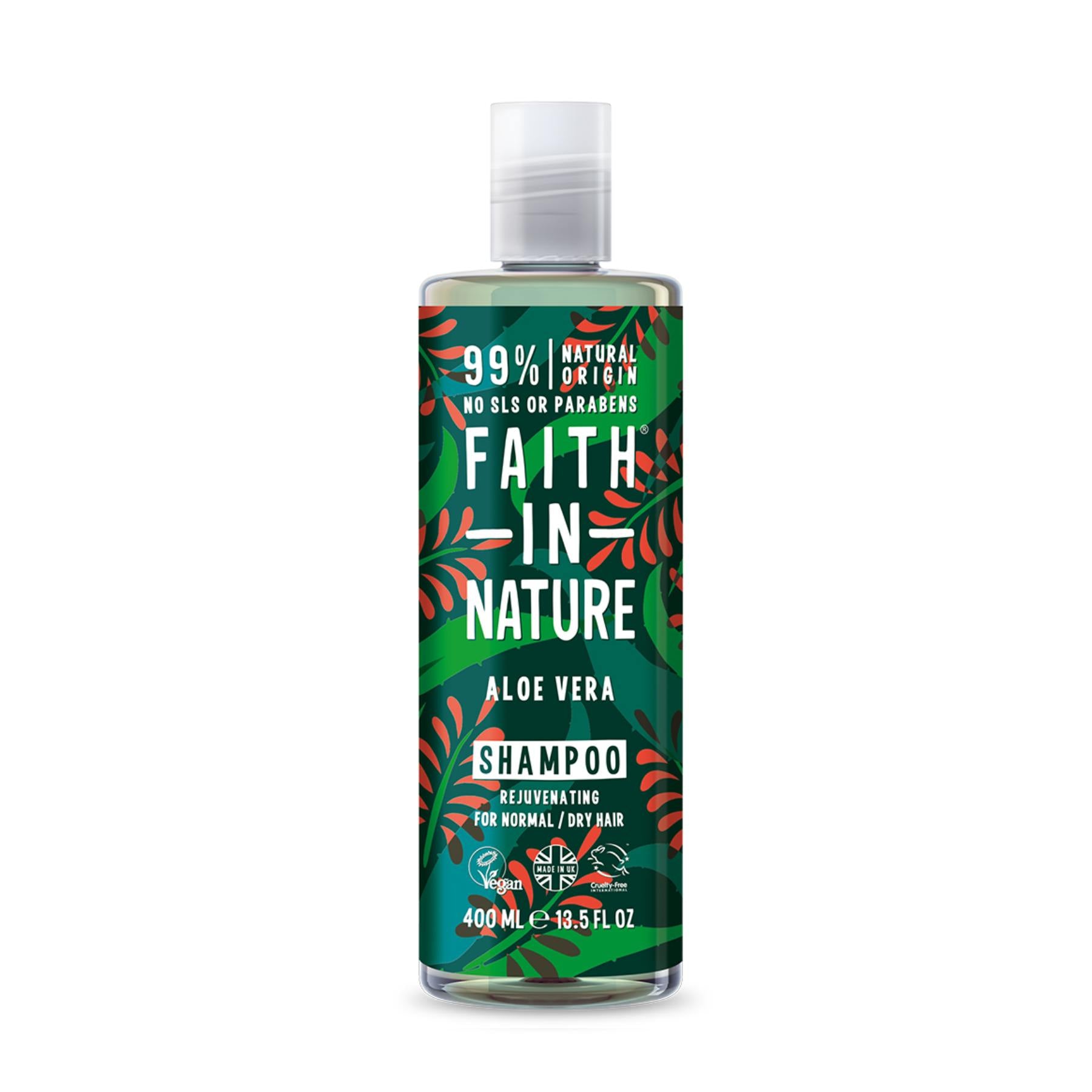 Shop Aloe Vera Shampoo from Faith in Nature on SublimeLife.in. Best for calming your dry and itchy scalp.