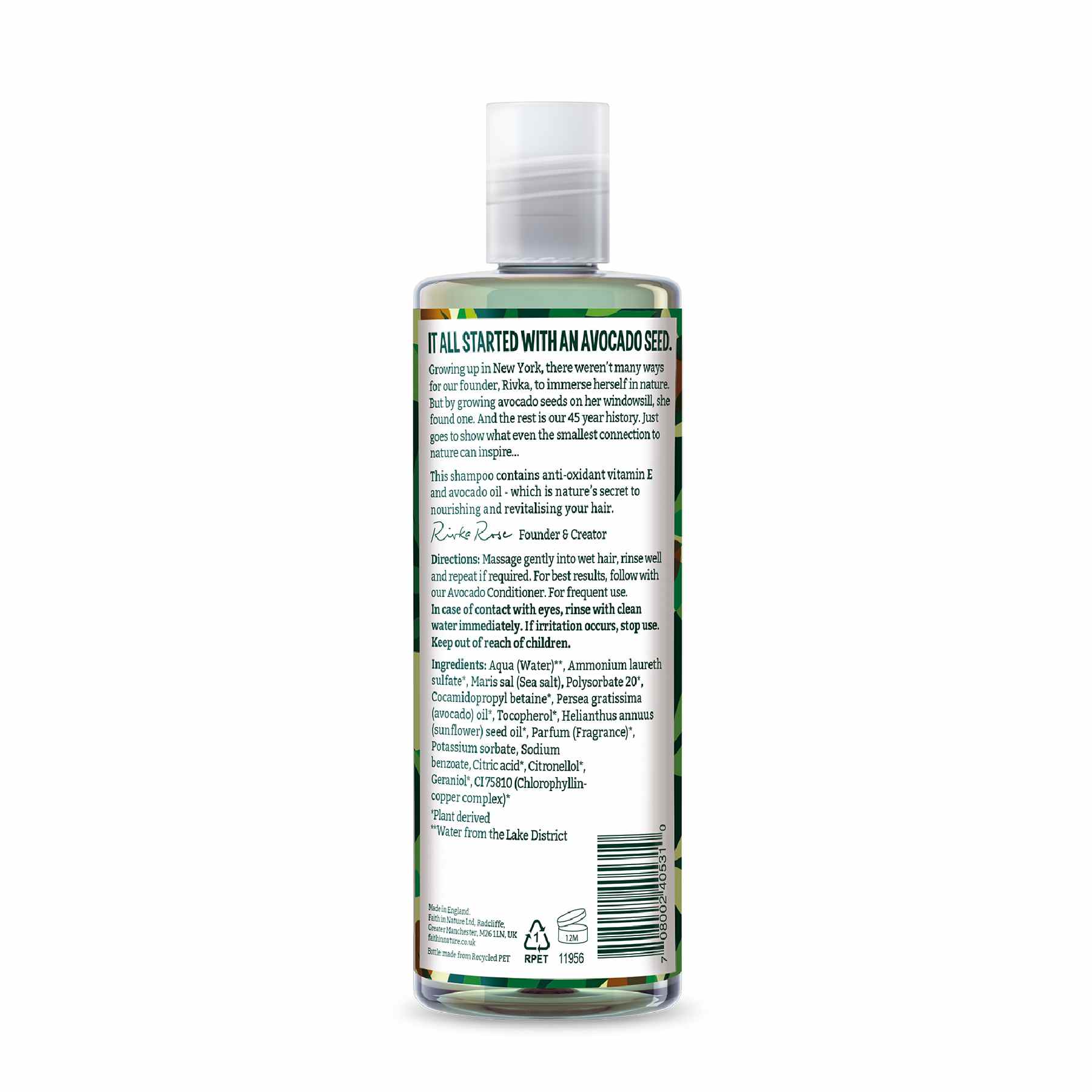 Shop Avocado Shampoo from Faith in Nature on SublimeLife.in. Best for nourishing and revitalising your hair.
