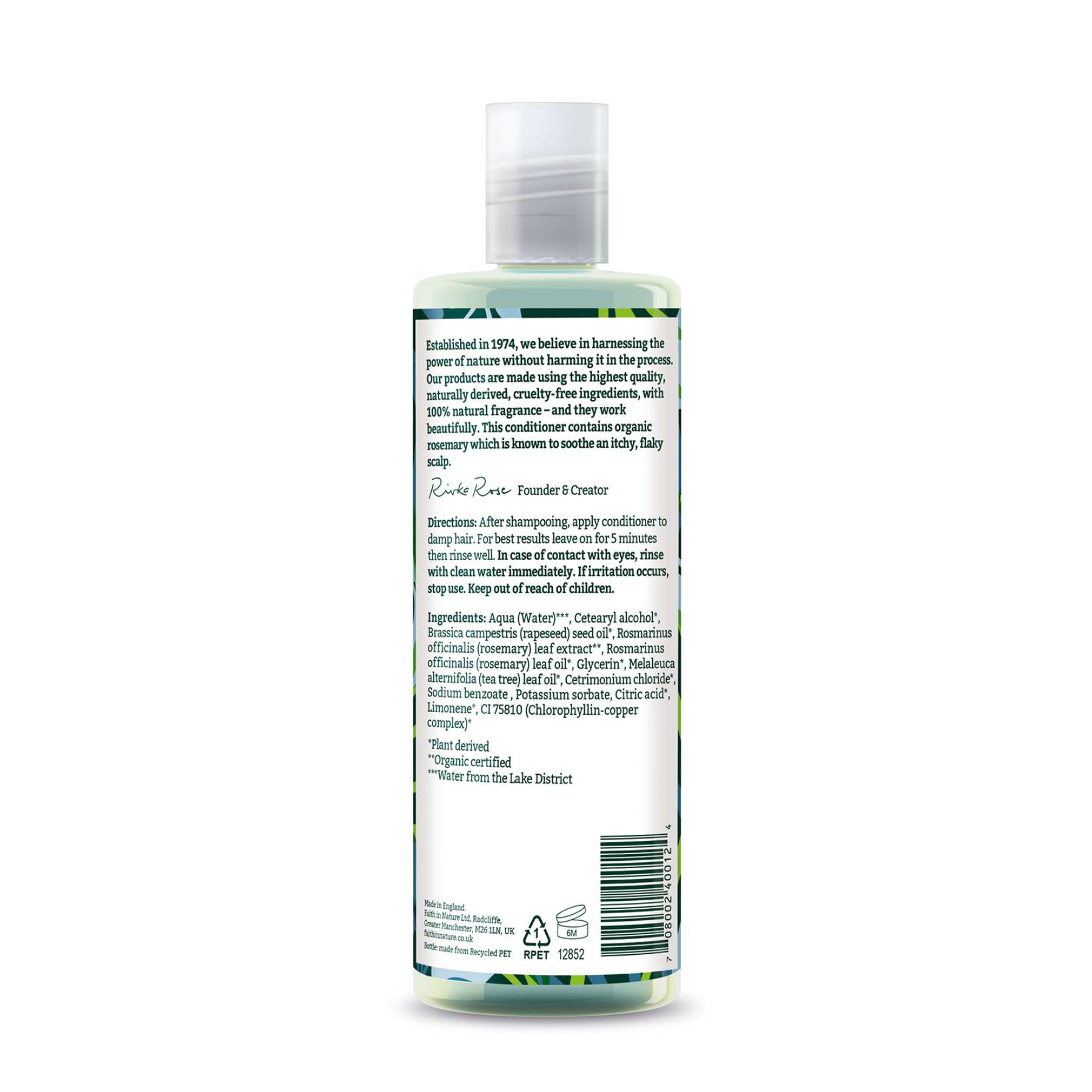  Shop Faith In Nature Rosemary Conditioner 400 ml | Volumizing on Sublime Life. Boosts Volume and Growth