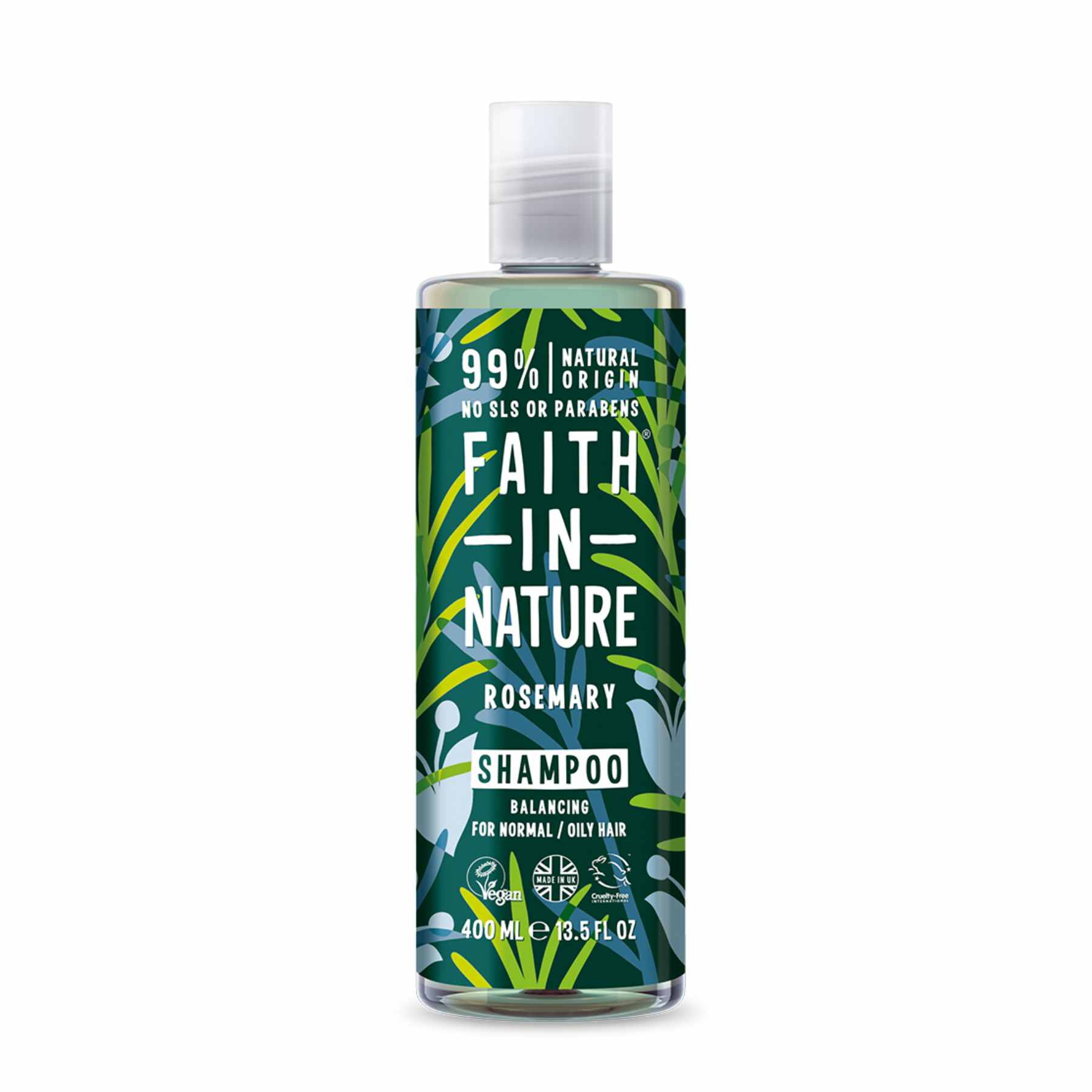  Shop Faith in Nature Rosemary Shampoo 400 ml | Volumizing on Sublime Life. Balancing Shampoo that Boosts Volume and Growth