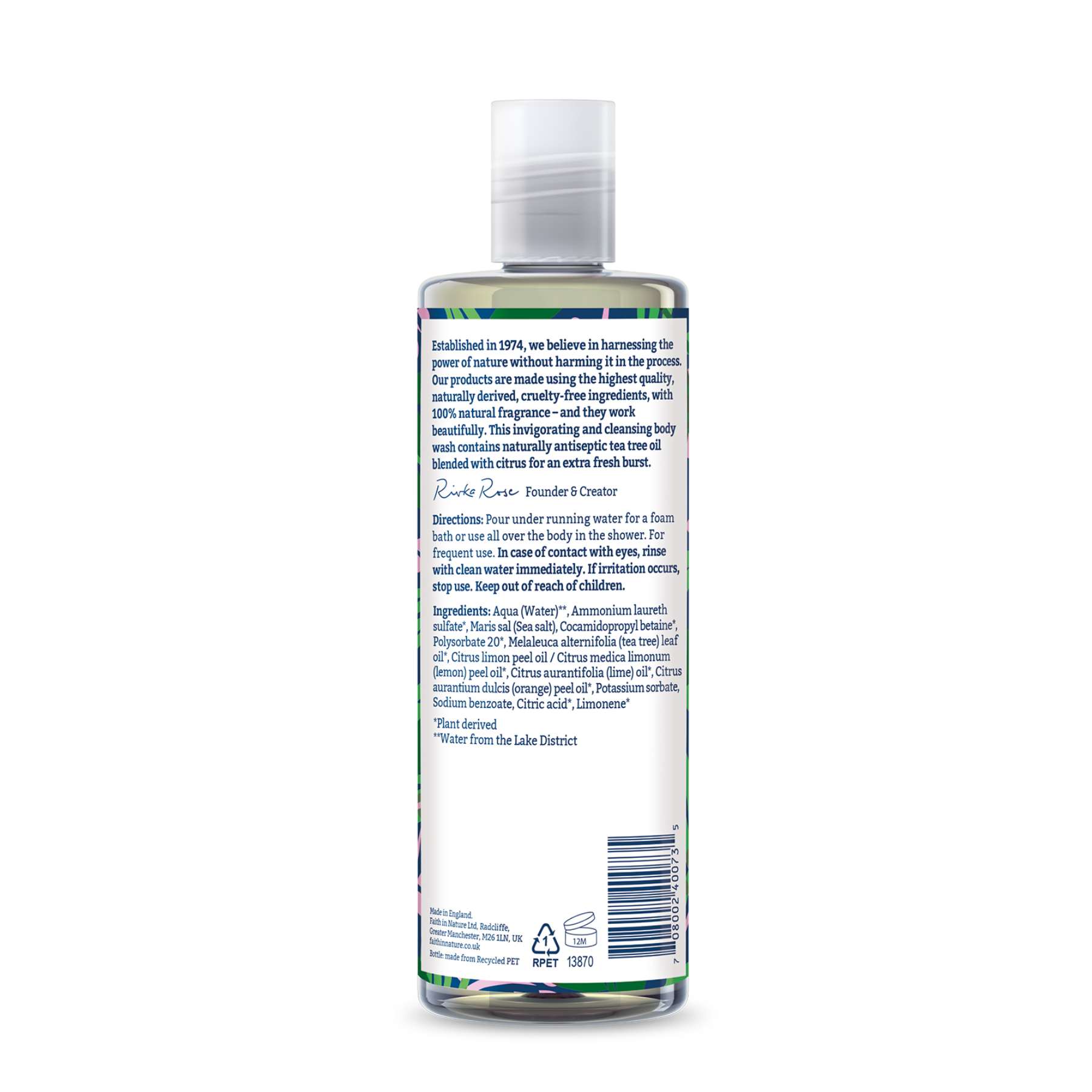 Shop Tea Tree Body Wash from Faith in Nature on SublimeLife.in. Best for leaving your skin feeling fresh and great.