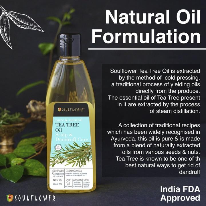Shop Soulflower Tea Tree Oil Scalp & Dandruff Care on Sublime Life. Tea Tree Oil fights Dandruff and relieves Scalp Irritation.