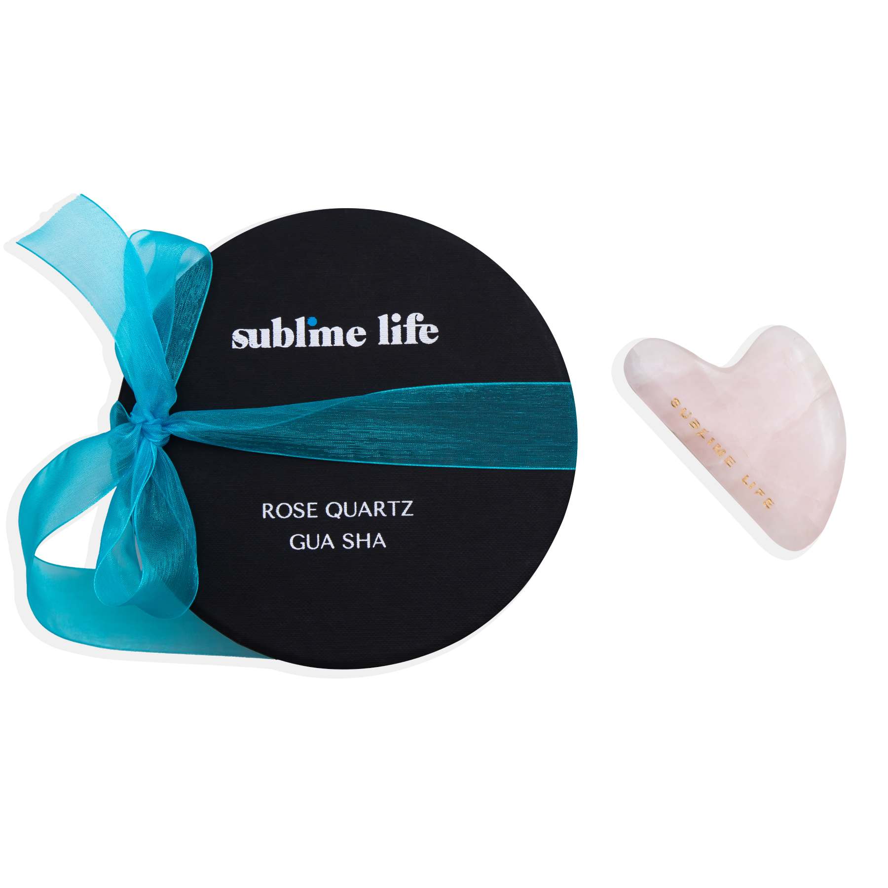 Shop Rose Quartz Gua Sha on SublimeLife.in. Best for reducing puffiness, dark circles, fine lines and pores.