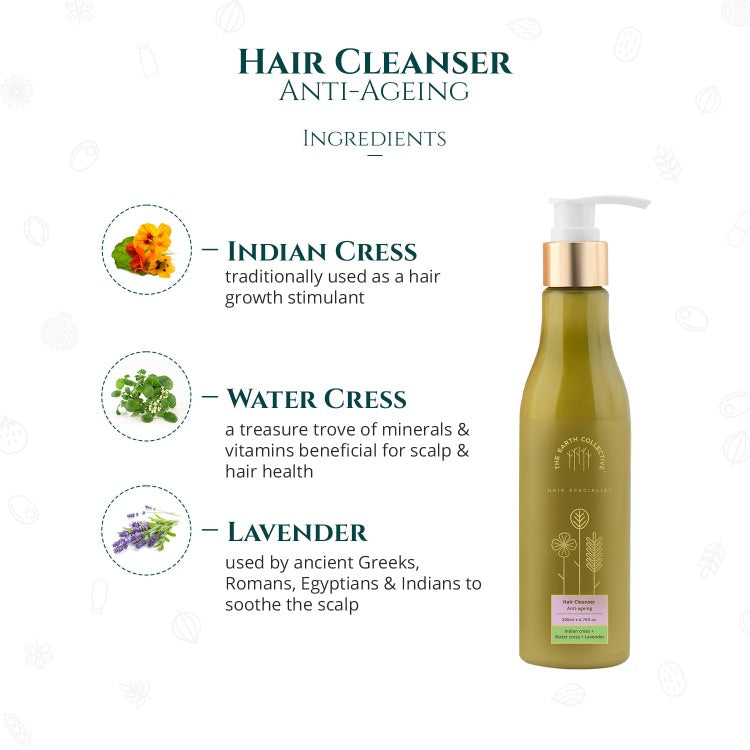 The Earth Collective Hair Cleanser- Anti-Ageing