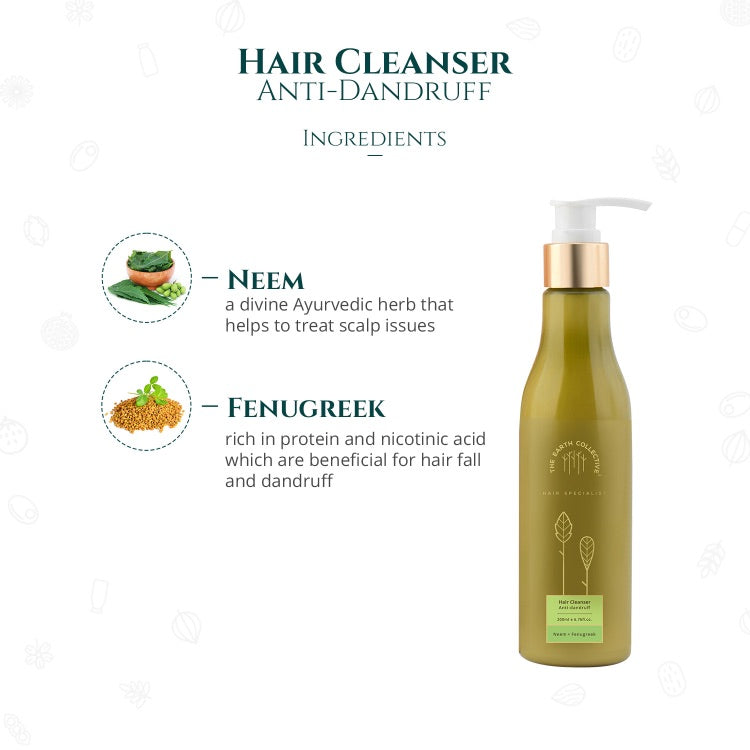 The Earth Collective Hair Cleanser-Anti-Dandruff