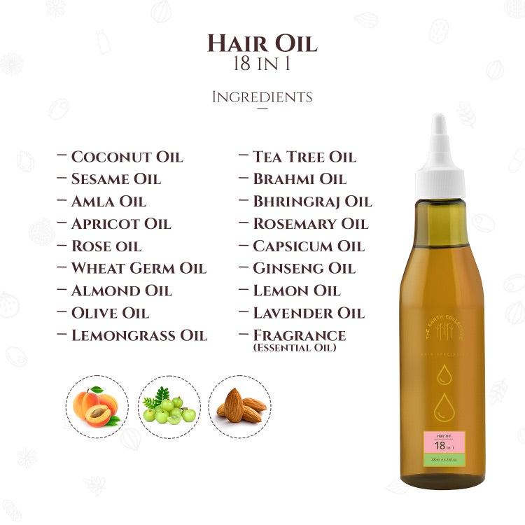 The Earth Collective Hair Oil - 18 In 1