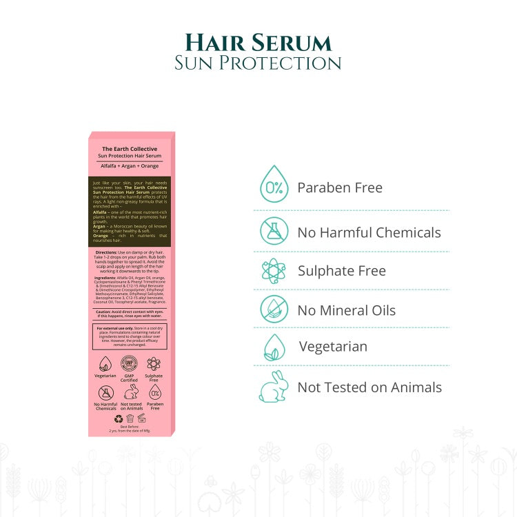 The Earth Collective Hair Serum - Sun Protection